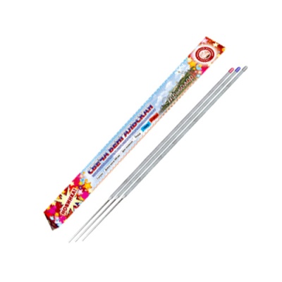 Триколор 300 мм. Бенгальские огни цветные купить в Тюмени | tyumen.salutsklad.ru