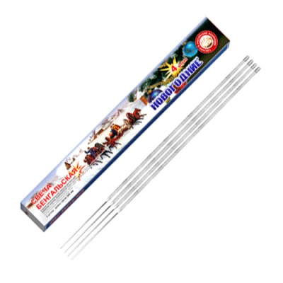 Новогодние 300-4 мм. Бенгальские огни купить в Тюмени | tyumen.salutsklad.ru