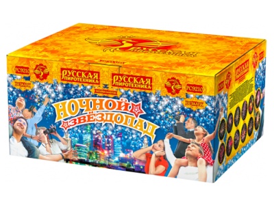 Ночной звездопад Комбинированный Фейерверк купить в Тюмени | tyumen.salutsklad.ru