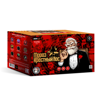 Мороз Крестный нос Батарея салютов купить в Тюмени | tyumen.salutsklad.ru