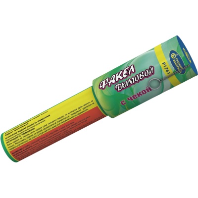 Дымовой (с чекой) зеленый Фальшфейер купить в Тюмени | tyumen.salutsklad.ru