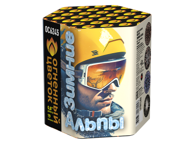 Зимние Альпы Батарея салютов купить в Тюмени | tyumen.salutsklad.ru