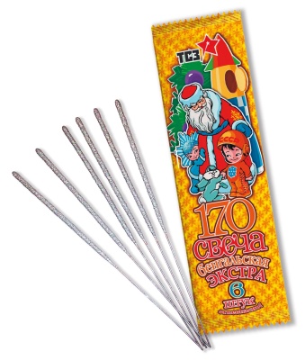 170 мм. Экстра Бенгальские огни купить в Тюмени | tyumen.salutsklad.ru