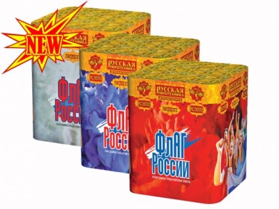 Флаг России Дневной фейерверк купить в Тюмени | tyumen.salutsklad.ru