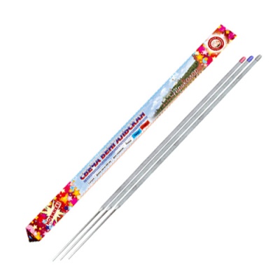 Триколор 400 мм. Бенгальские огни цветные купить в Тюмени | tyumen.salutsklad.ru