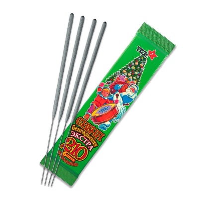 210 мм. Экстра Бенгальские огни купить в Тюмени | tyumen.salutsklad.ru