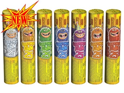 Цветной дым 25 Цветной дым купить в Тюмени | tyumen.salutsklad.ru